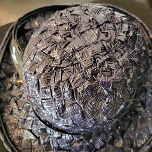 Elegant Black Woven Hat